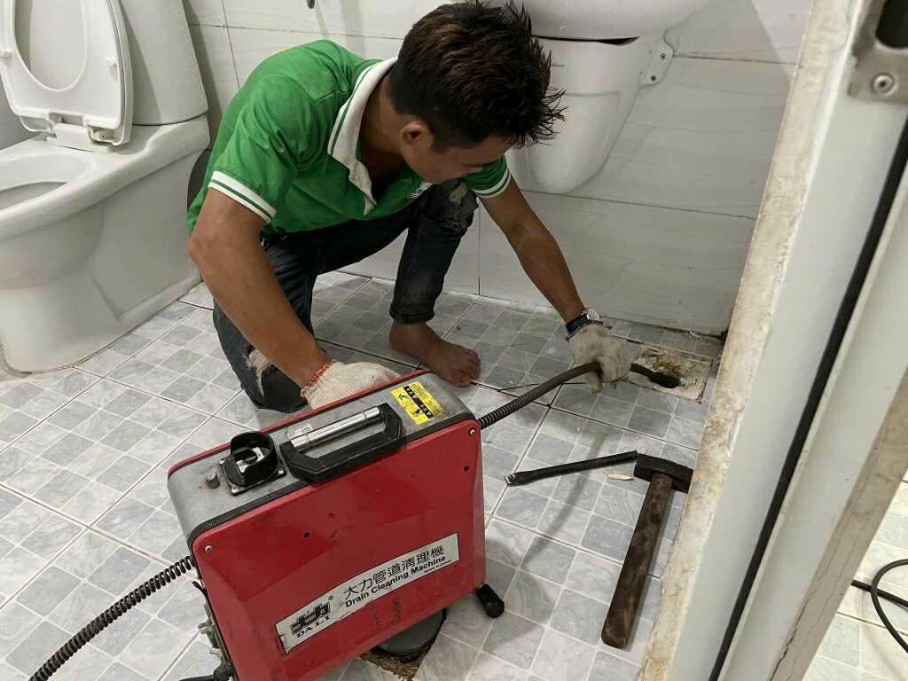 Thông tắc, xử lý, hệ thống nước bị tắc nghẽn