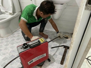 Thông tắc, xử lý, hệ thống nước bị tắc nghẽn